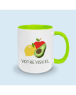 mug vert pomme personnalisé