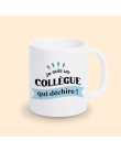 mug collègue qui déchire