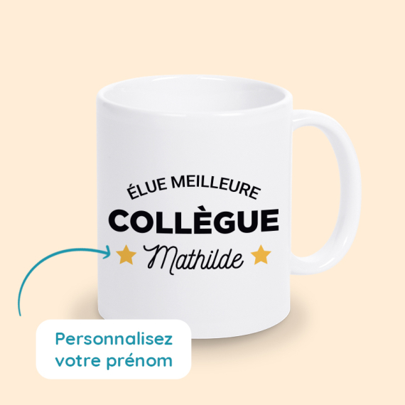 mug collègue personnalisé