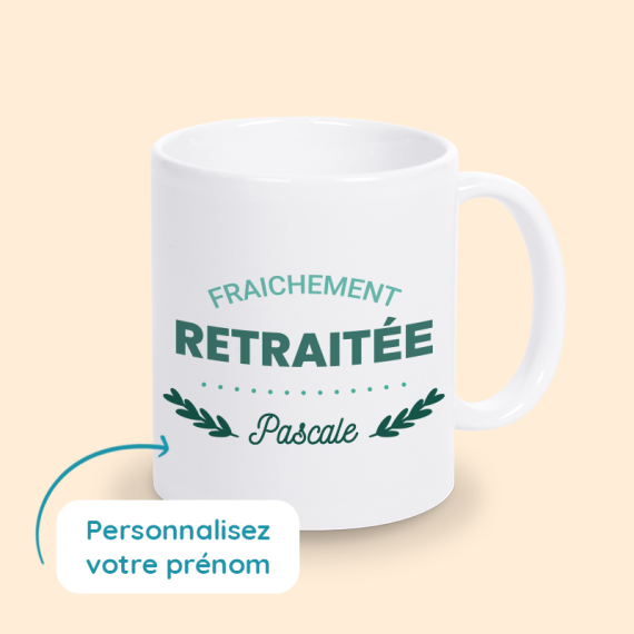 mug retraite personnalisé