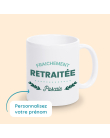 mug retraite personnalisé