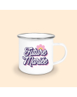 tasse future mariée émaillée