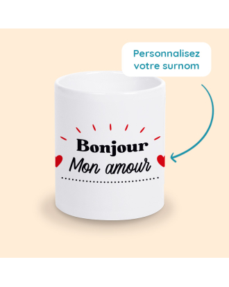 mug bonjour mon amour