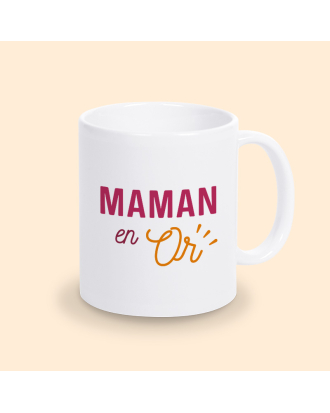 mug maman en or