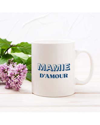 mug cadeau mamie d'amour