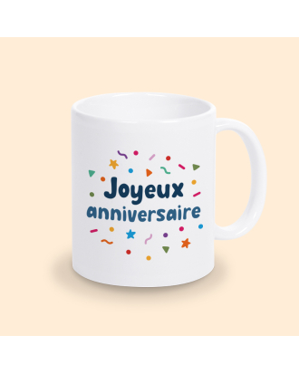 mug joyeux anniversaire