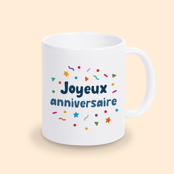 mug joyeux anniversaire