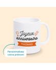 tasse personnalisée anniversaire