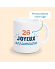 mug personnalisé anniversaire