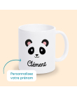 mug panda personnalisé