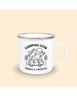tasse camping émaillée