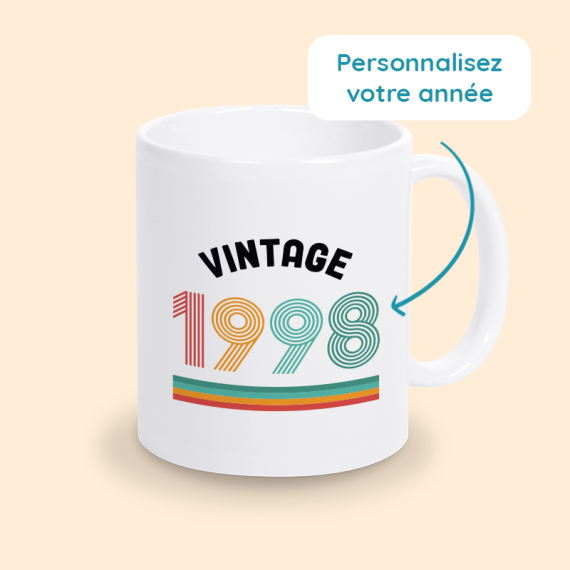 mug personnalisé vintage
