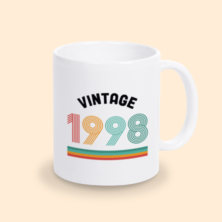mug vintage personnalisé