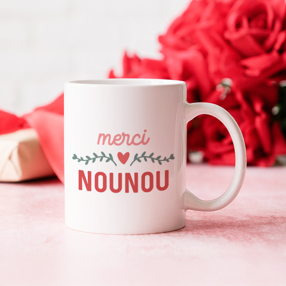 tasse merci nounou cadeau