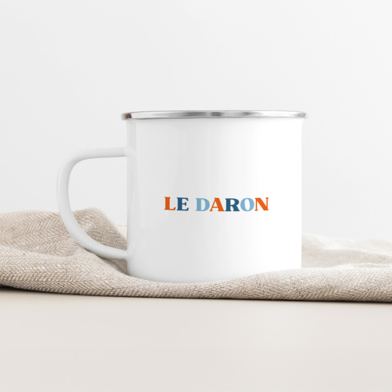 tasse émaillée le daron