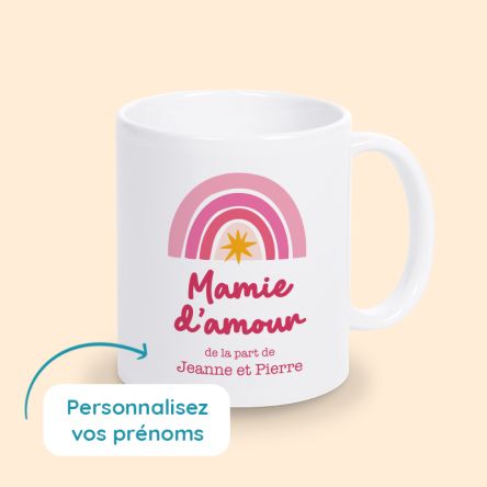 mug personnalisé mamie