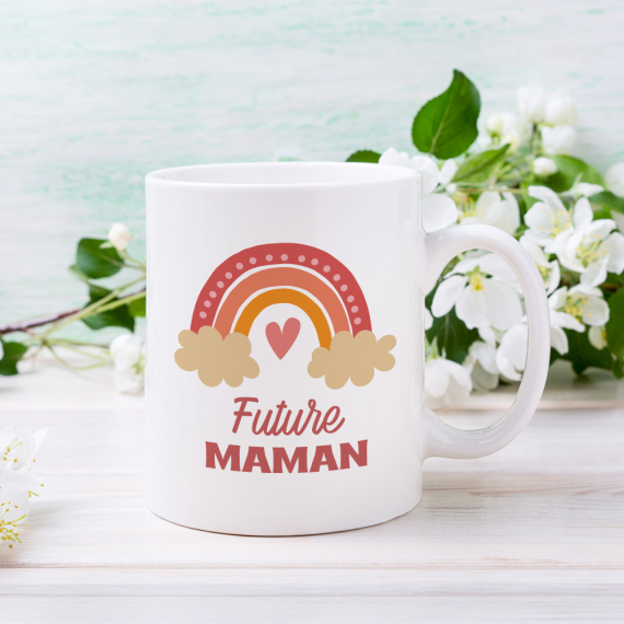 mug cadeau future maman