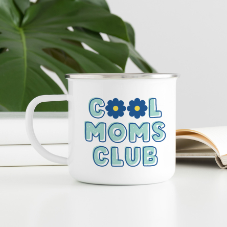 mug cadeau émaillé cool moms club