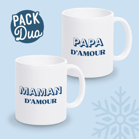 mug duo maman papa d'amour