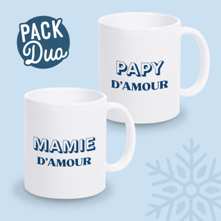 mug duo mamie papy d'amour
