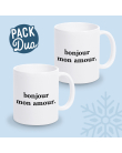 mugs bonjour mon amour