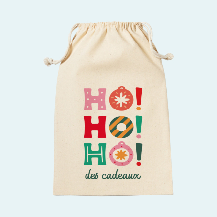 pochon cadeau hohoho