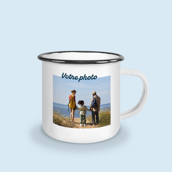 mug personnalisé vintage noir