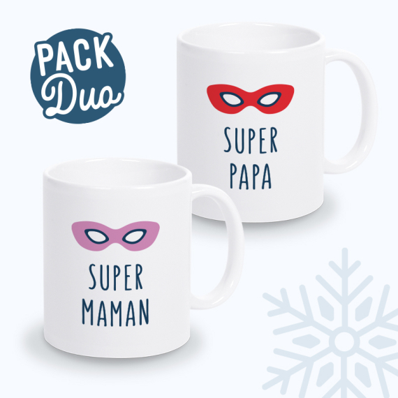 mug duo super maman papa