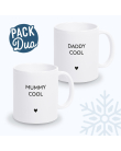 mug duo mummy daddy cool
