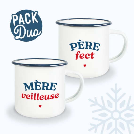 mug duo mère veilleuse et père fect