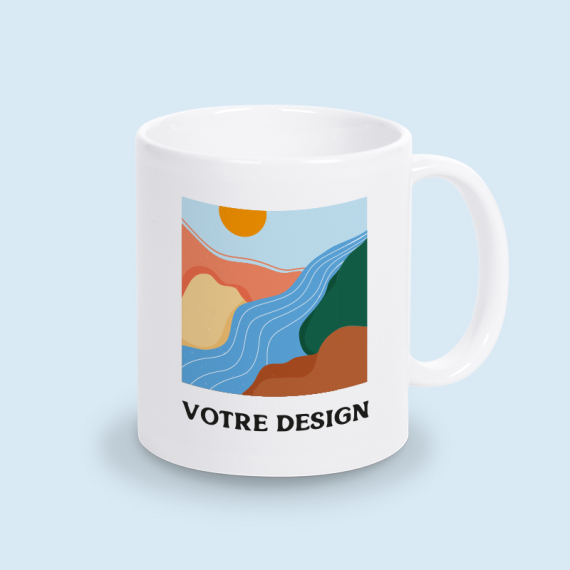 mug blanc personnalisé