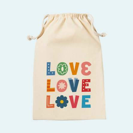 Pochon Emballage Cadeau Love