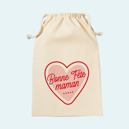 Pochon Emballage Cadeau Bonne Fête Maman