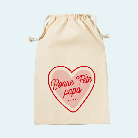Pochon Emballage Cadeau Bonne Fête Papa