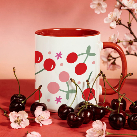 mug cerise visuel