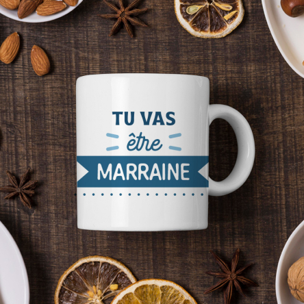 tasse tu vas être marraine
