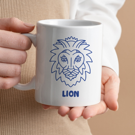 mug lion