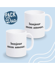 mugs bonjour mon amour