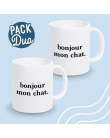 mug bonjour mon chat