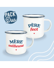 mug duo mère veilleuse et père fect