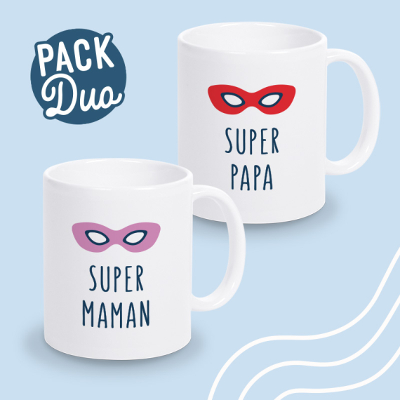 mug duo super maman papa