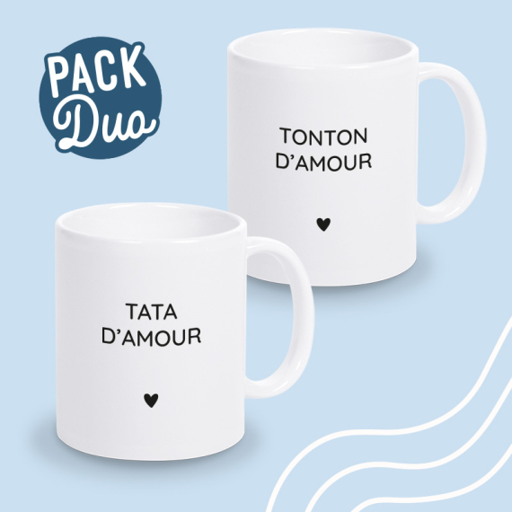 mug duo tata tonton d'amour
