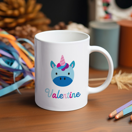 mug licorne personnalisé