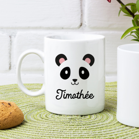 mug panda personnalisé