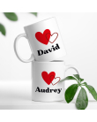 mug coeur personnalisé