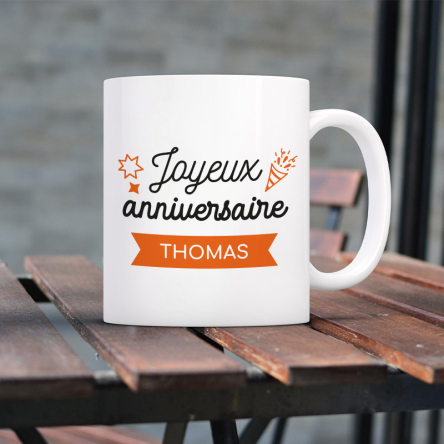 tasse personnalisée anniversaire