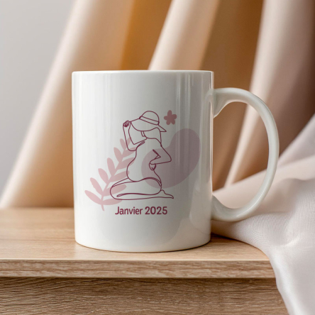 mug annonce grossesse personnalisé