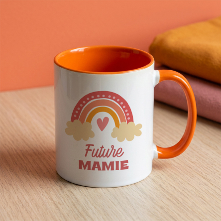 mug orange future mamie