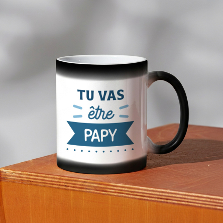 mug magique tu vas être papy