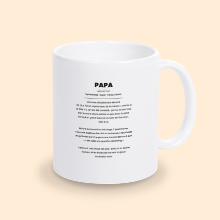 Mug Définition Papa